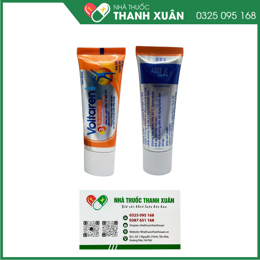 Gel bôi Voltaren Emulgel T điều trị giảm đau do chấn thương, viêm khớp, viêm gân